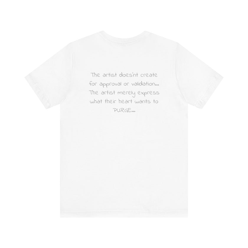 Tee-Shirt, Silencio,(grey) front print