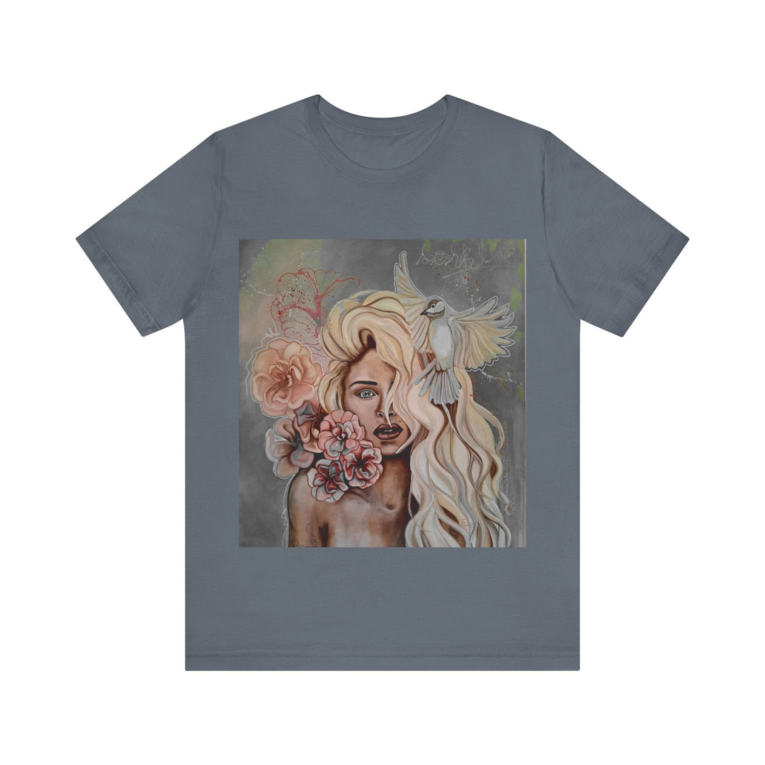 Tee-Shirt, Mira flores, front print