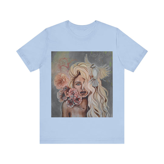 Tee-Shirt, Mira flores, front print