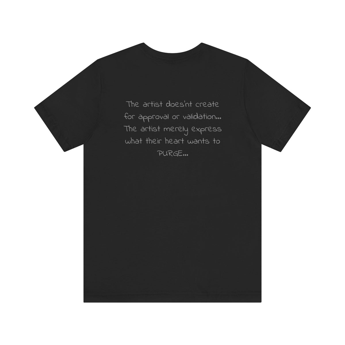 Tee-Shirt, Silencio,(grey) front print