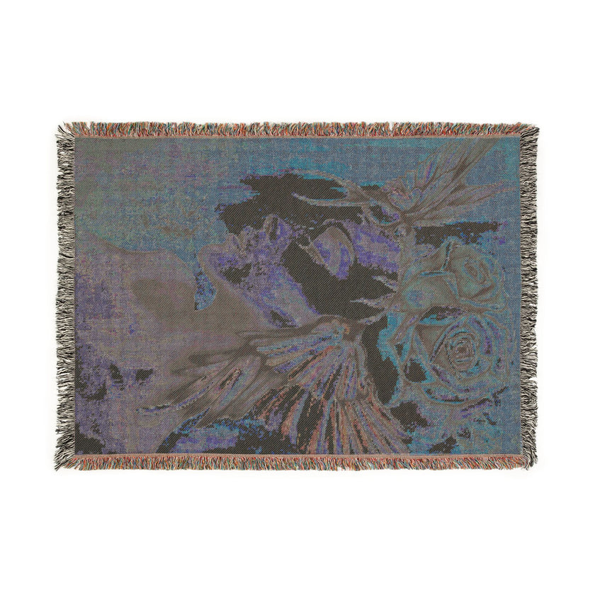 Couverture tissée (Mientras Moria) 52x37``