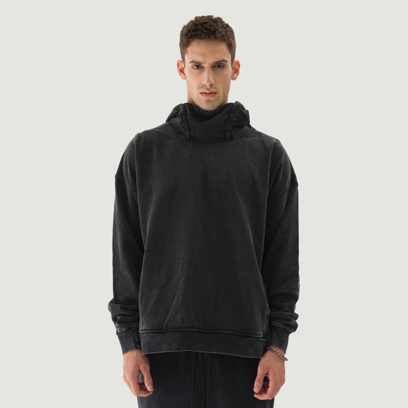 Hoodies Turtle neck back print (libertad)