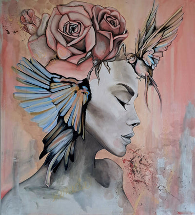 Mientras Moria ( personnalized)100x100 cm