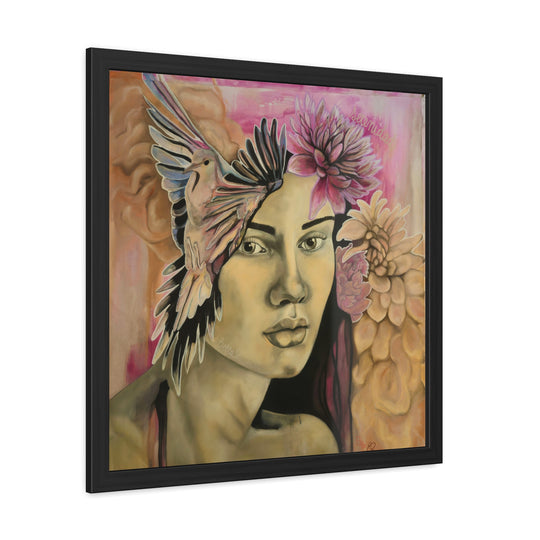 Framed Fine print art (Serenidad)