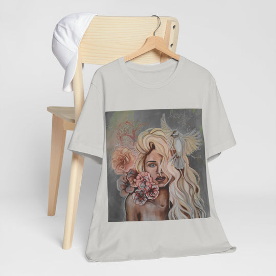 Tee-Shirt, Mira flores, front print