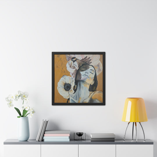 Framed Fine print art (Equilibrio)