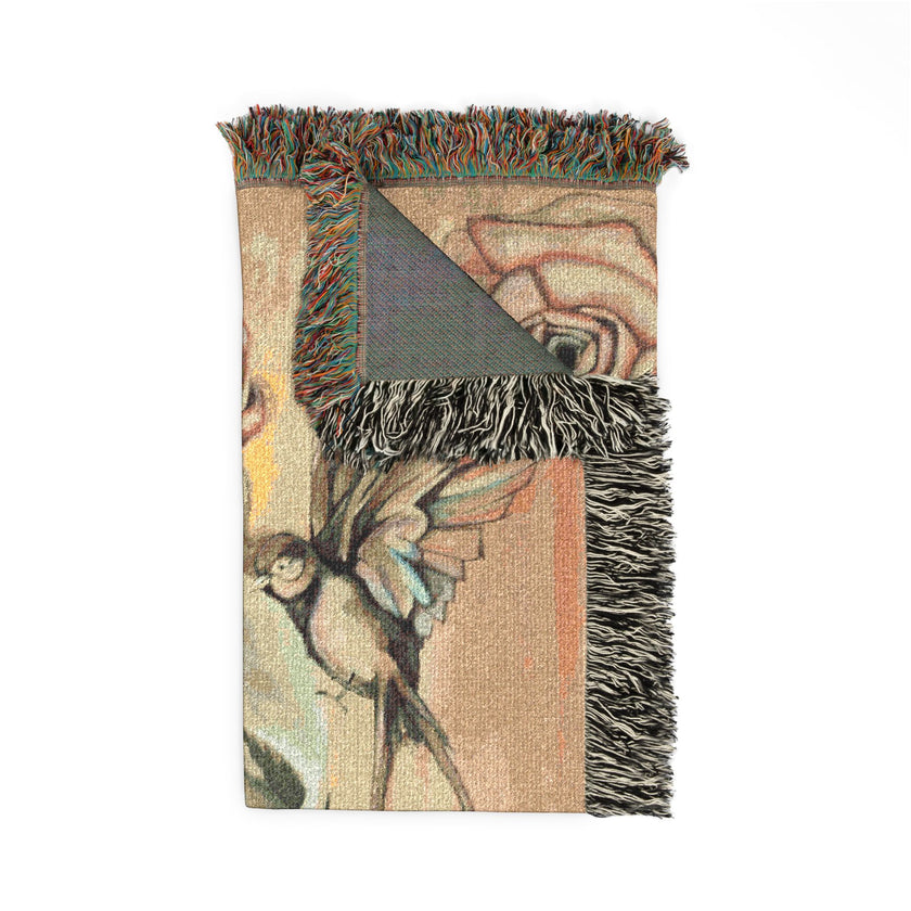 Couverture tissée (Mientras Moria) 52x37``
