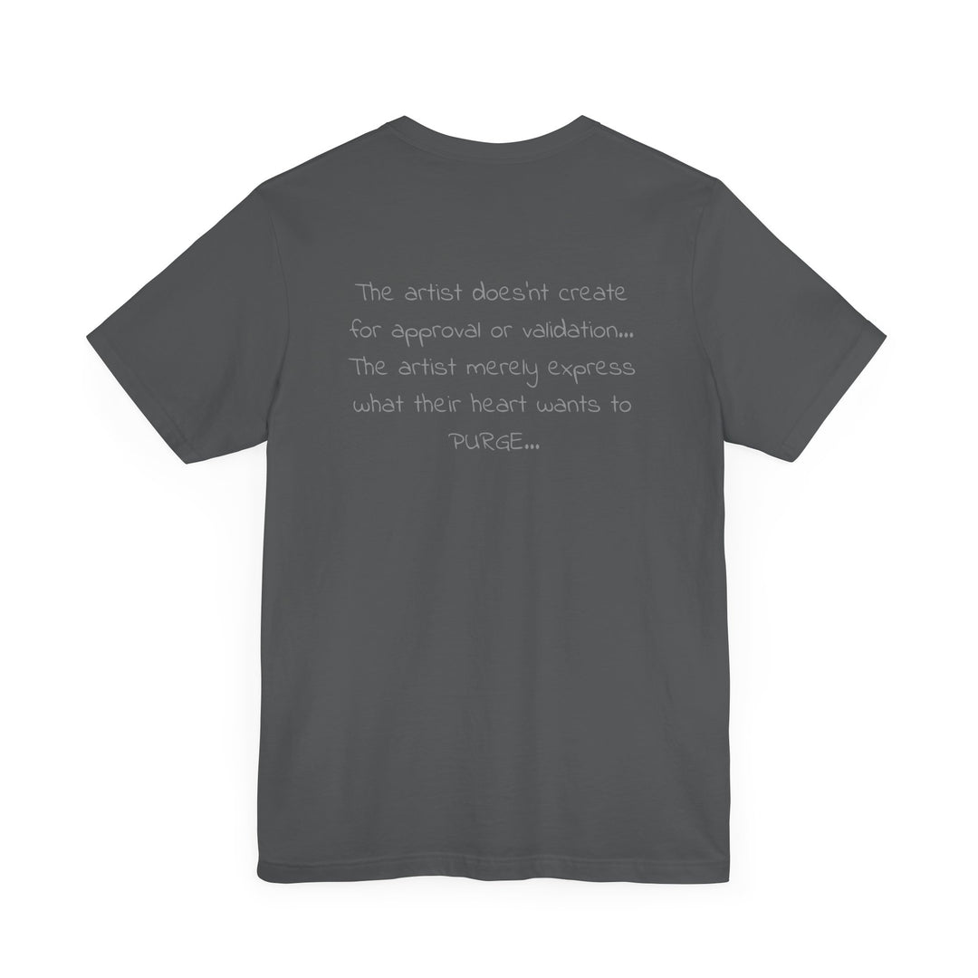 Tee-Shirt, Silencio,(grey) front print