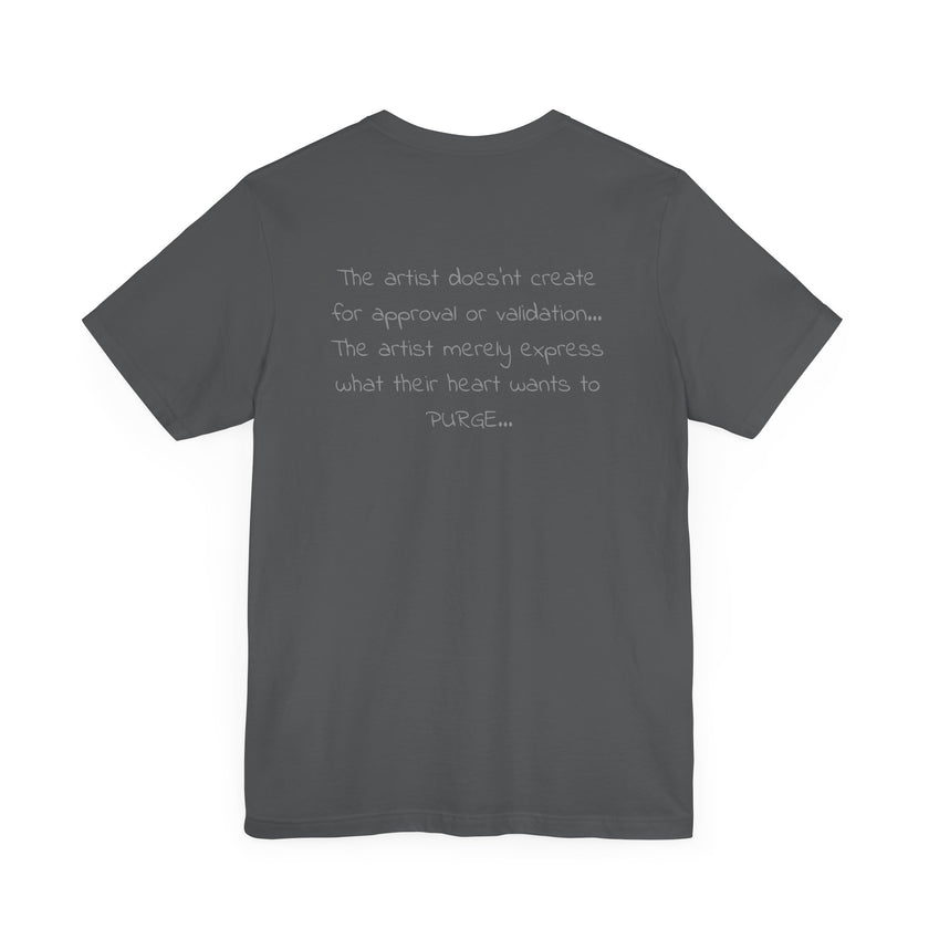 Tee-Shirt, Silencio,(grey) front print