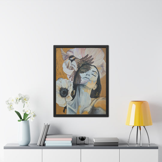 Framed Fine print art (Equilibrio)