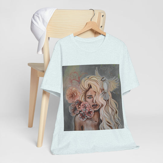 Tee-Shirt, Mira flores, front print