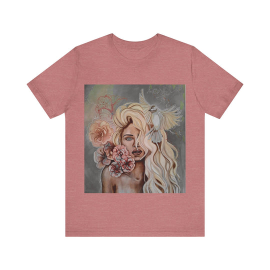 Tee-Shirt, Mira flores, front print