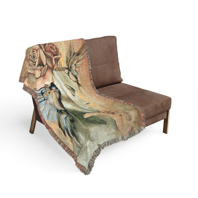 Couverture tissée (Mientras Moria) 52x37``