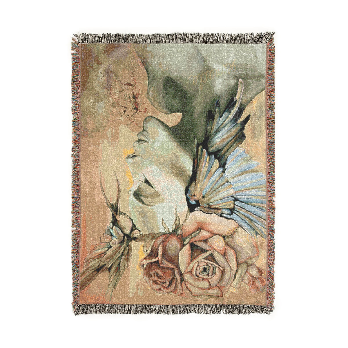 Couverture tissée (Mientras Moria) 52x37``