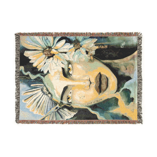 Couverture tissée ( Percefone) 52x37``