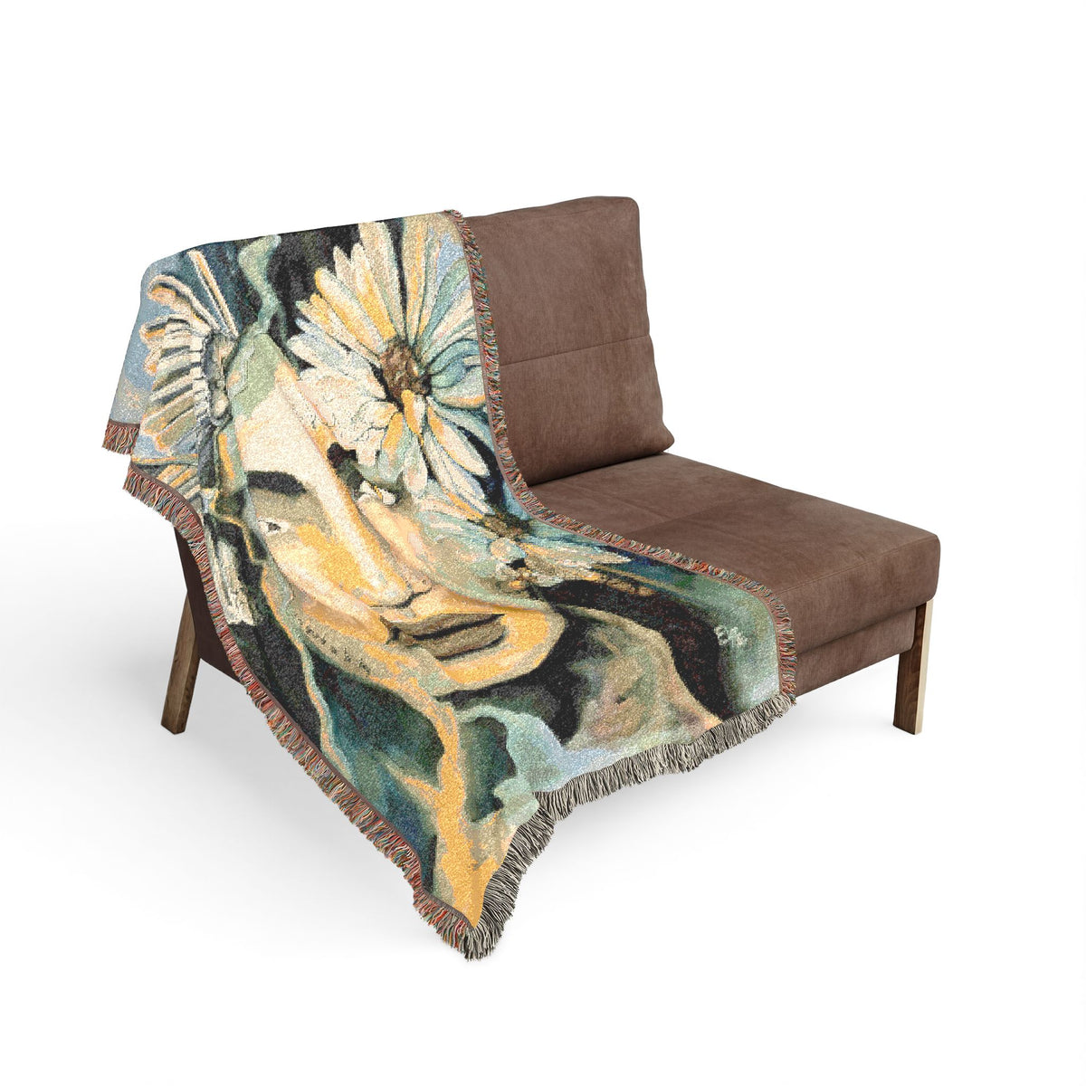 Couverture tissée ( Percefone) 52x37``