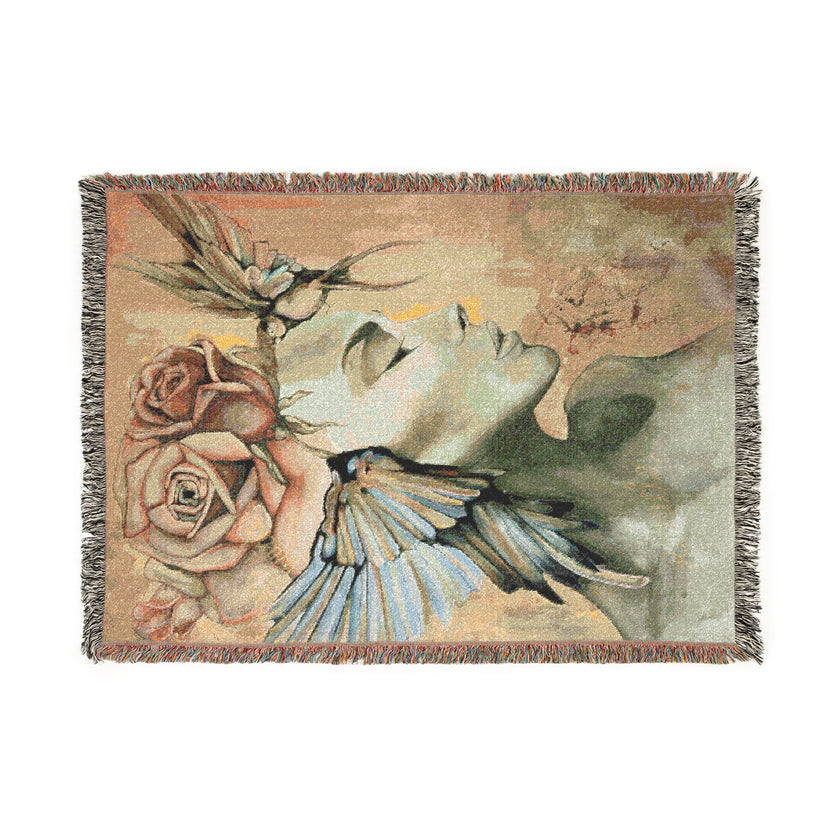 Couverture tissée (Mientras Moria) 52x37``