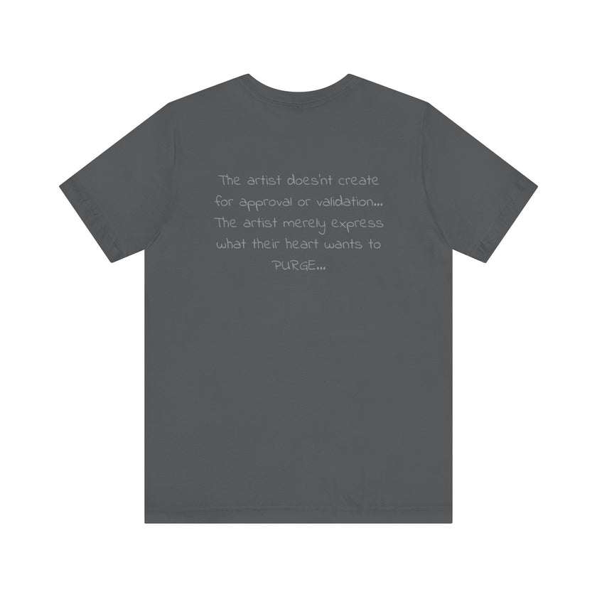 Tee-Shirt, Silencio,(grey) front print