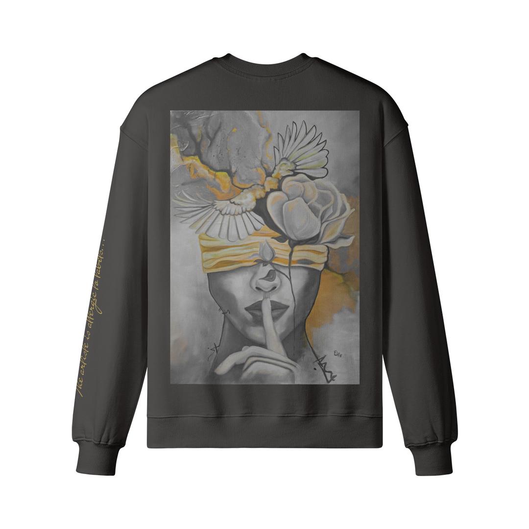 Crew neck ( Silencio Yellow) back print