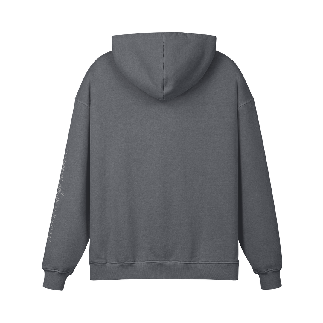 Hoodies, Equilibrio grey, front print