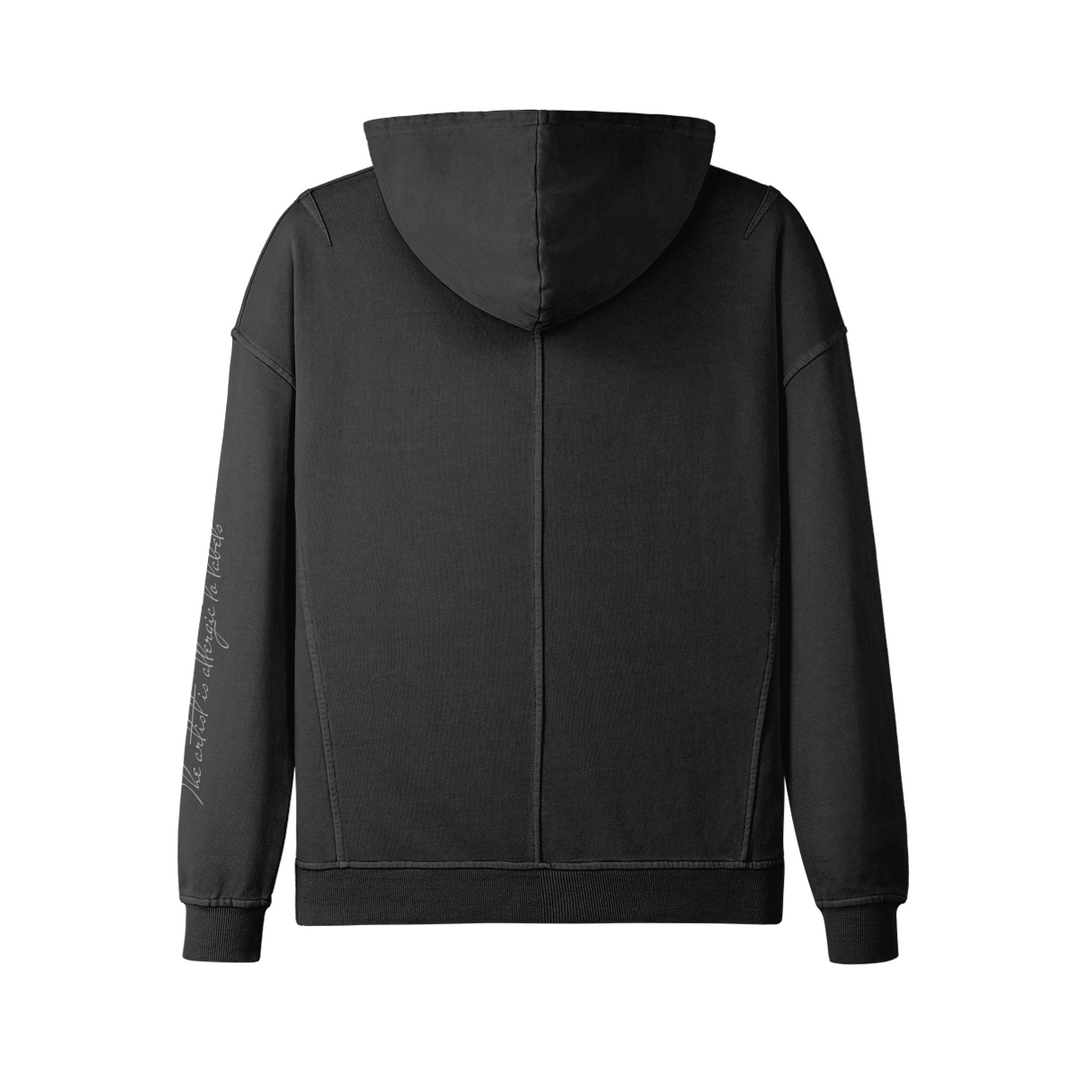 Hoodie ( Equilibrio grey)  oversize turtleneck