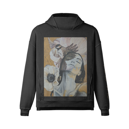 Hoodies (Equilibrio) oversize turtle neck