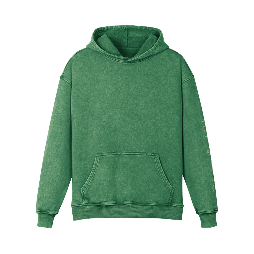 Hoodies Luminescence back print washed style